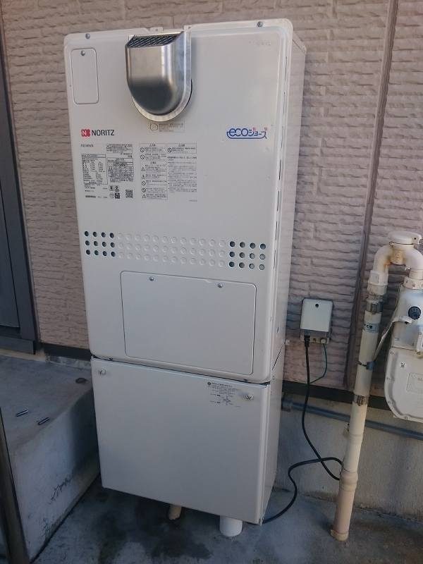ノーリツの暖房給湯器の取替工事　GTH-C2450AW-1